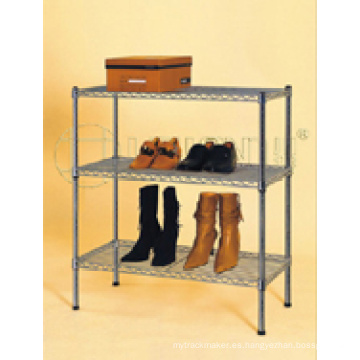 Ajustable japonesa de metal de calidad de metal Shoe Cabinet / Shoe Holder Rack (CJ-B1016)